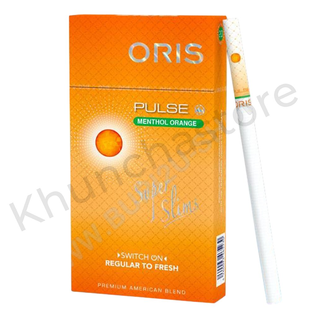บุหรี่นอก โอรีส ส้ม มวนสลิม