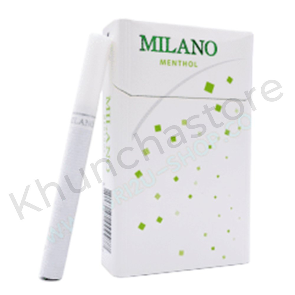 บุหรี่นอก มิลาโน่ขาว จุดเขียว