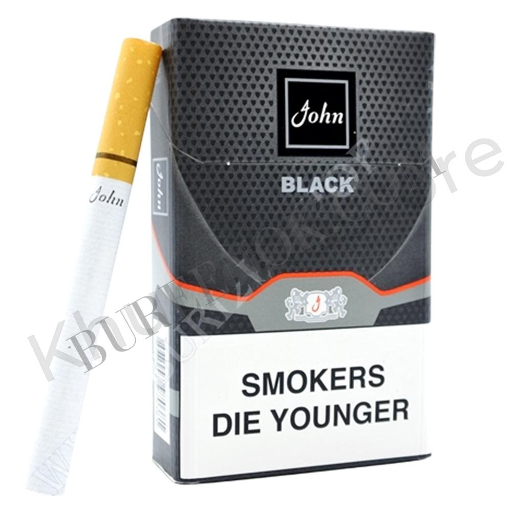 บุหรี่นอก จอห์น แบล็ค (ซองแข็ง)